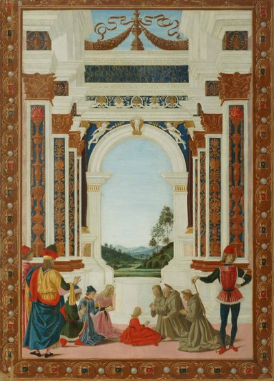 The Healing Wonder of Saint Bernard, c. 1473 by Pietro Perugino