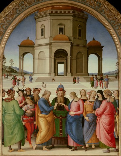 The Marriage of the Virgin by Pietro Perugino