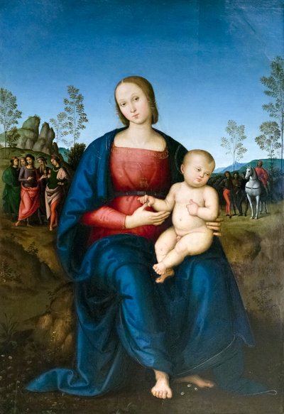 Virgin with Child by Pietro Perugino
