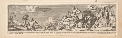 Allegory of the Route Between Rome and Florence (History of Emperor Constantine) by Pietro Sante Bartoli