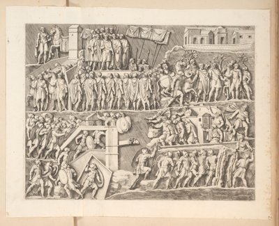 Reliefs on the Arch of Septimius Severus in Rome by Pietro Sante Bartoli