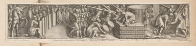 Soldiers Setting Up Camp by Pietro Sante Bartoli