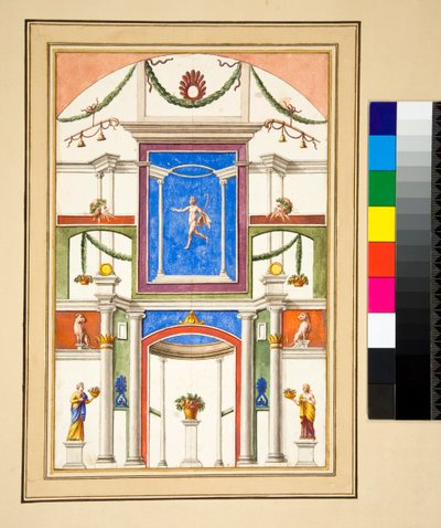A Decorated Wall by Pietro Santi Bartoli