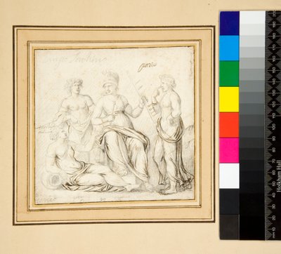 Athena and Three Women by Pietro Santi Bartoli