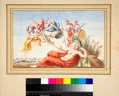 Lunette from a Tomb by Pietro Santi Bartoli
