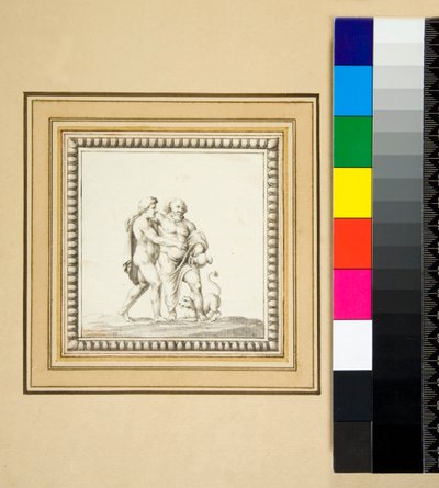 Three Silver Panels from the Front of a Wooden Chest by Pietro Santi Bartoli