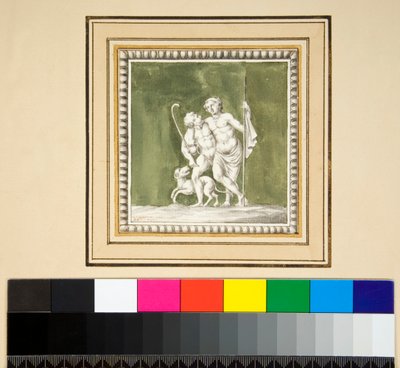 Three Silver Panels from the Front of a Wooden Chest by Pietro Santi Bartoli