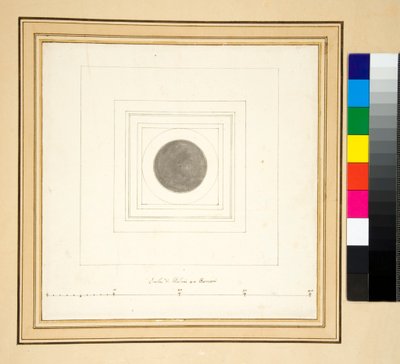 Plan of the column of Antoninus Pius by Pietro Santi Bartoli