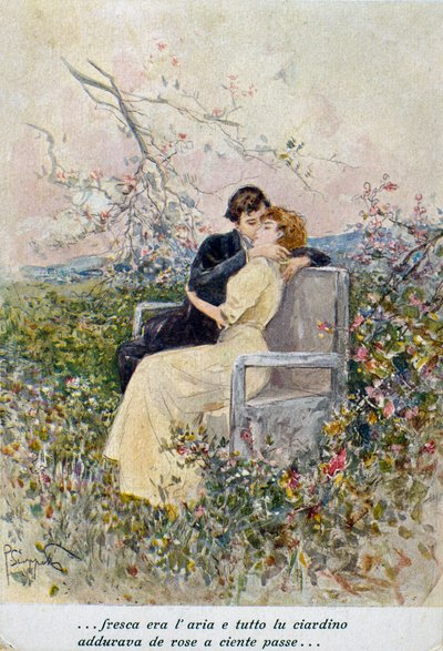 Two lovers by Pietro Scoppetta