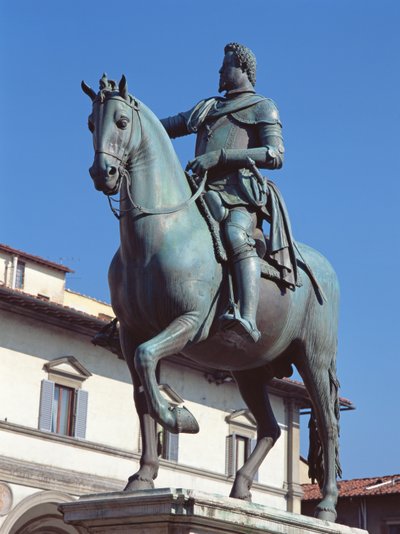 Monument to Ferdinando I de Medici, Piazza della SS Annunziata, Florence, c.1602-08 by Pietro Tacca