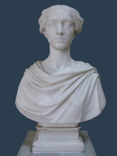 Portrait Bust of Countess Tatyana Stroganova by Pietro Tenerani