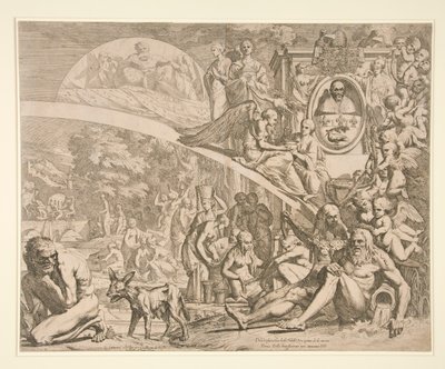An Allegory in Honor of Innocent X by Pietro Testa