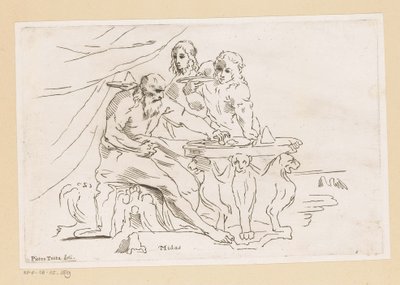 Midas Served Food by Pietro Testa