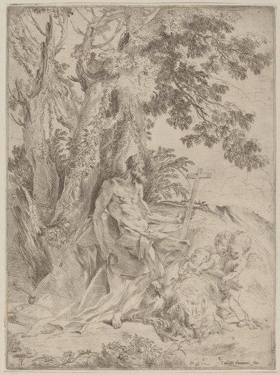Saint Jerome by Pietro Testa