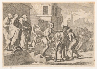Departure of the Prodigal Son by Pietro Testa