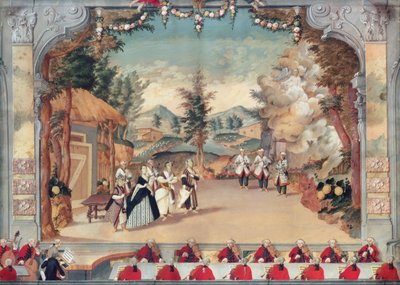 Joseph Haydn (1732-1809) at the First Performance of His Opera 