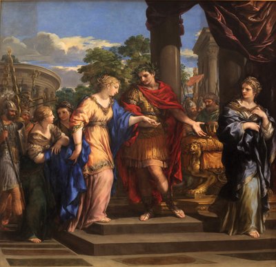 Caesar Giving Cleopatra the Throne of Egypt, c.1637 by Pietro da Cortona