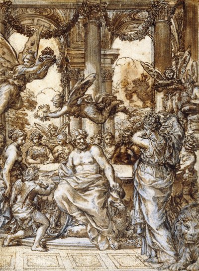 Cybele before the Council of the Gods by Pietro da Cortona