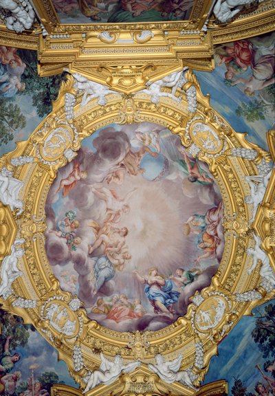The Hall of Apollo (detail) by Pietro da Cortona