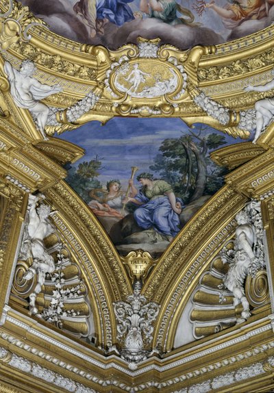 The Hall of Apollo (detail) by Pietro da Cortona