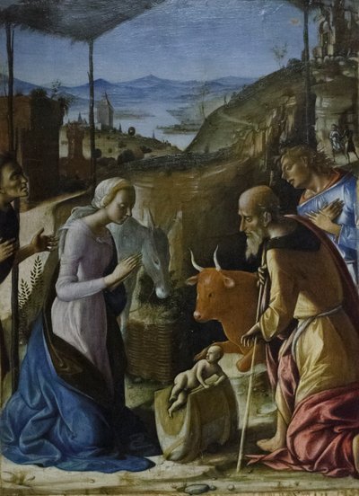 Adoration of the Shepherds (c.1493-96) by Pietro di Francesco degli Orioli