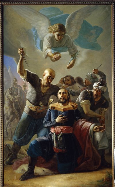 Death of the Grand Prince Mikhail of Tver by Pimen Nikitich Orlov