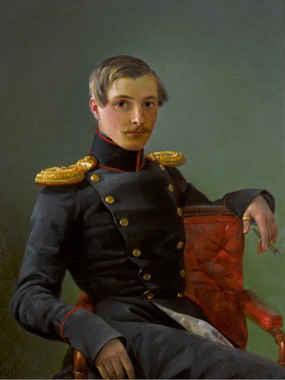 Portrait of Andrei Nikolaevich Karamzin by Pimen Nikitich Orlov