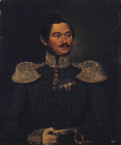 Portrait of General Ivan Alexeyevich Orlov by Pimen Nikitich Orlov