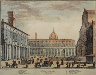 Piazza Maggiore or Piazza Grande, Bologna by Pio Panfili