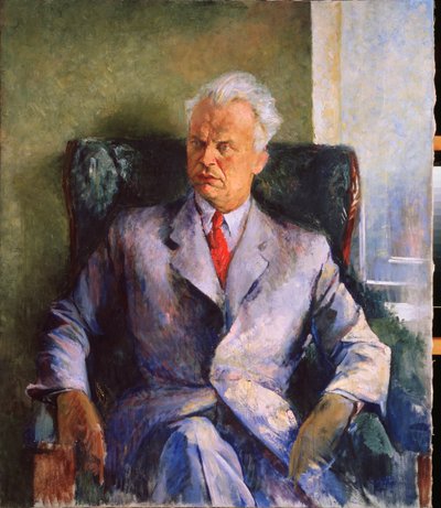 Portrait of the Author, Producer and Director of Films Olexandr Dovzhenko by Piotr Vladimirovich Williams