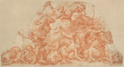 Diana and Apollo Slaughtering the Children of Niobe by Pirro Ligorio