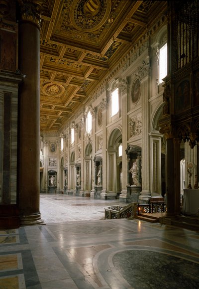View of the central nave of St. John