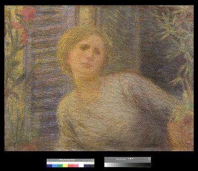 Young Woman at the Window by Plinio Nomellini