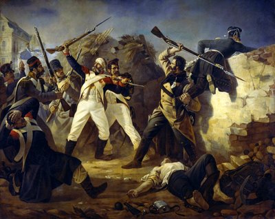 The Heroic deed of the Grenadier Leonty Korennoy by Polidor Ivanovich Babaev
