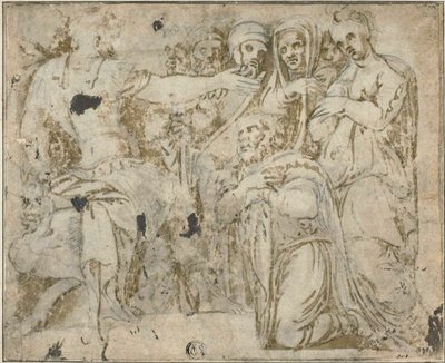 Family of Darius Before Alexander by Polidoro da Caravaggio