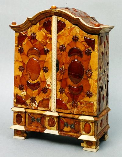Amber Cabinet of King Stanislaw August Poniatowski (1763-1813) c.1771 by Polish School