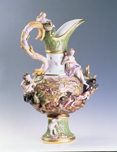 Decorative jug representing Earth by Polish School