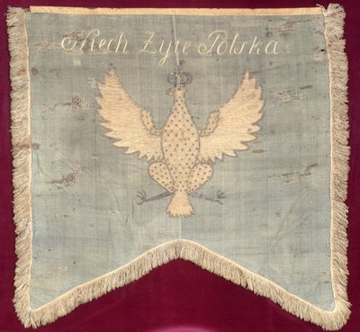Pennant from the time of the Tadeusz Kosciuszko Uprising in 1794 by Polish School