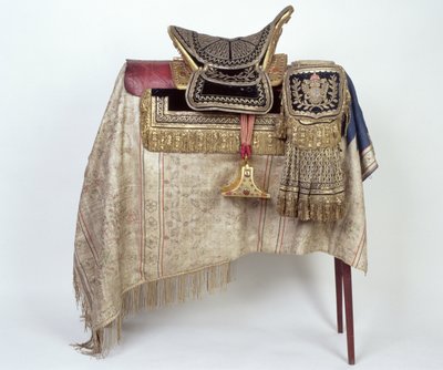 Saddle of Adam Kazimierz Czartoryski, Commander of the Galician Guard, 1782-83 by Polish School