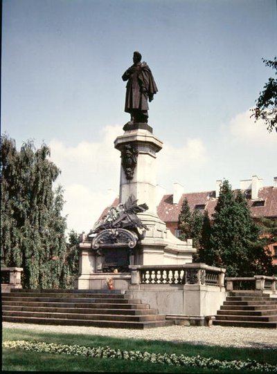 Statue of Adam Mickiewicz (1798-1855) erected in 1898 by Polish School