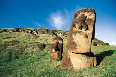 Moai Statues, Rapa Nui National Park, Easter Island, Chile by Polynesian Polynesian
