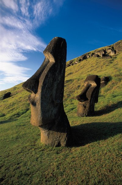 Moai Statues, Rapa Nui National Park, Easter Island, Chile by Polynesian Polynesian
