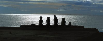 Moai Statues, Rapa Nui National Park on Easter Island, Chile by Polynesian Polynesian
