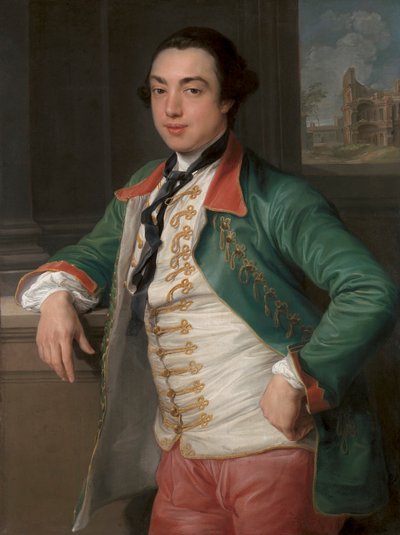 James Caulfeild, fourth Viscount Charlemont (Later first Earl of Charlemont) by Pompeo Batoni