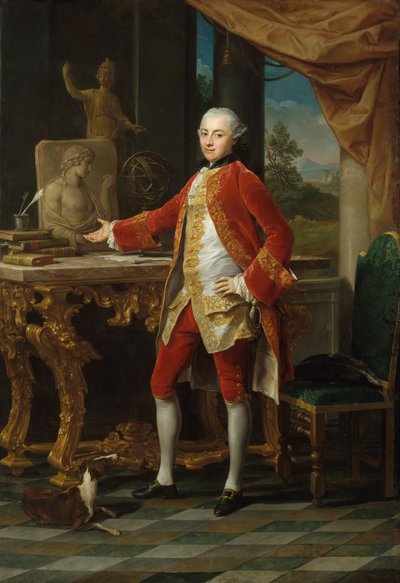 Portrait of a Young Man by Pompeo Batoni