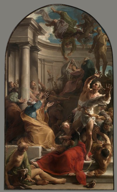 The Fall of Simon Magus, c. 1745-1750 by Pompeo Batoni