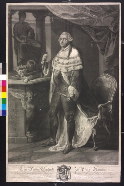 Carl Theodor Elector to Palace Bavaria by Pompeo Girolamo Batoni