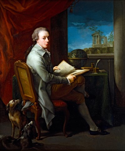 Pair of Portraits, Gentleman by Pompeo Girolamo Batoni