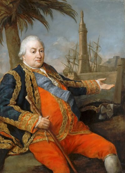 Pierre André de Suffren de Saint Tropez 1729-1788 by Pompeo Girolamo Batoni