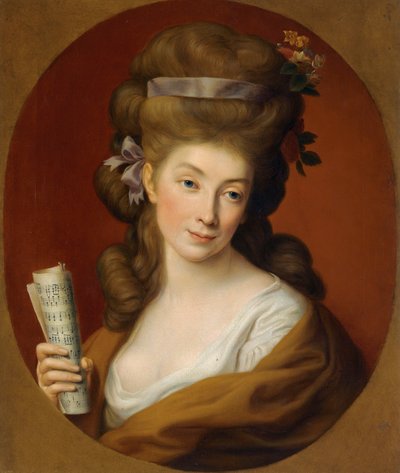 Portrait of Princess Izabela Elzbieta Potocka, nee Lubomirska (1736-1816) by Pompeo Girolamo Batoni